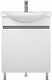 Corozo Мебель для ванной Джуно 55 New белая – картинка-15